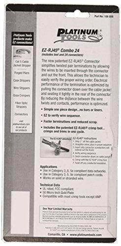 Platinum Tools Platinum Tools 100008 EZ-RJ45 Combo - 24. Clamshell. silver