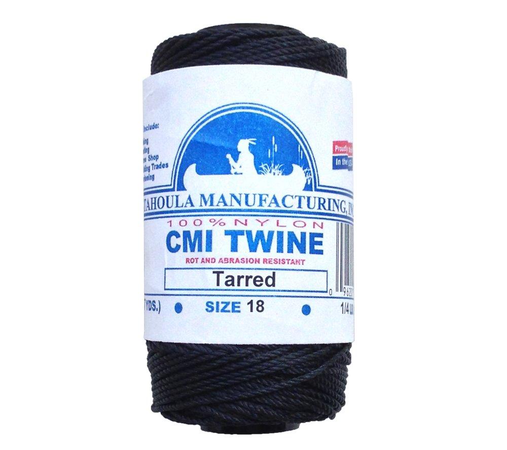 Catahoula Manufacturing, Inc. Catahoula Tarred, Twisted, Nylon Twine, 18 (1/4 lb)