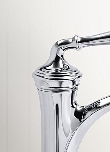 Kohler KOHLER Devonshire K-193-4-BN Single Handle Single Hole or Centerset Bathroom Faucet with Metal Drain Assembly in Brushed Nickel