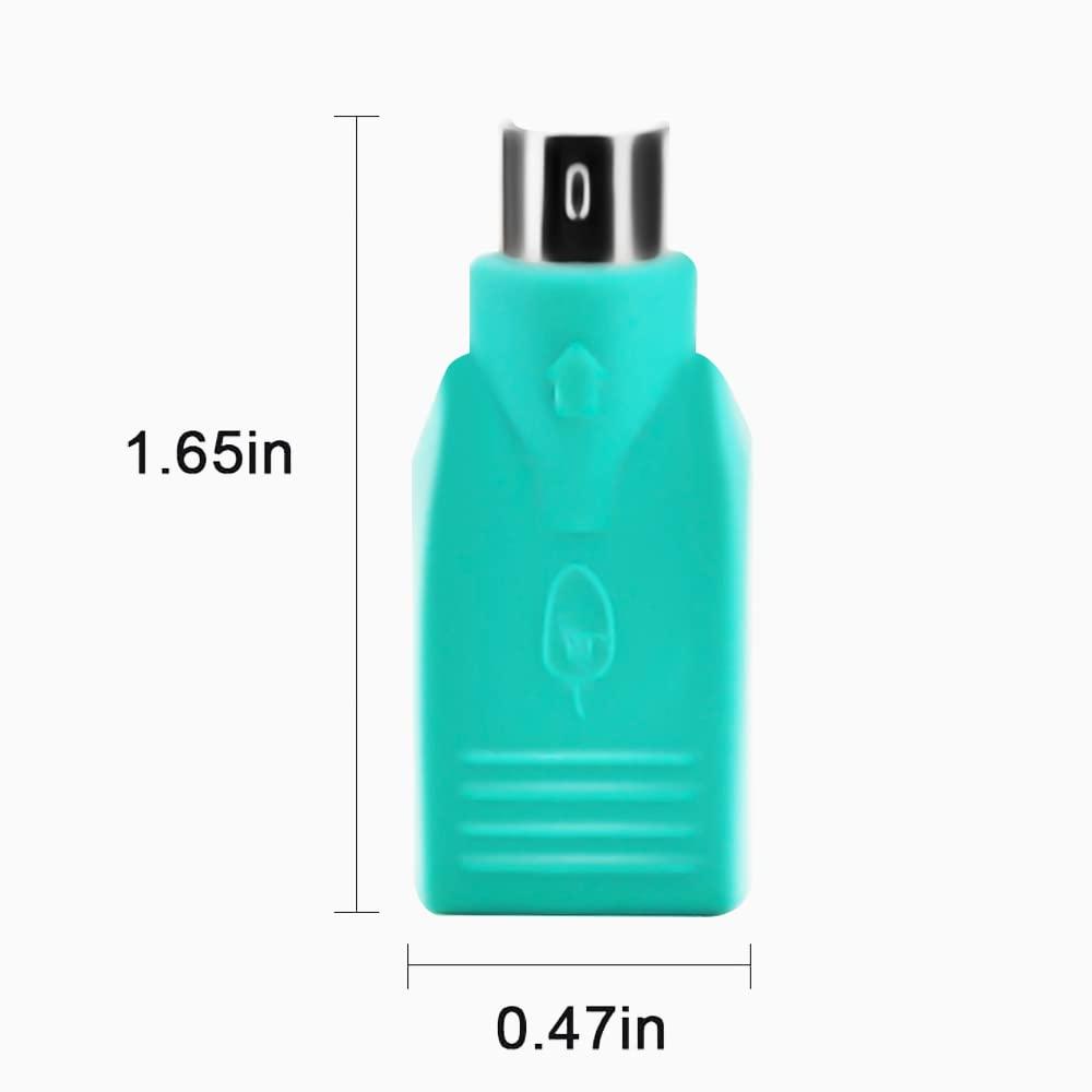 Oxsubor PS2 to USB Female,PS/2 Male Converter Changer Adapter for Wired Mouse 2pcs by Oxusbor(Notice:Can\'t Match All Motherboard,Have Matching Problem)