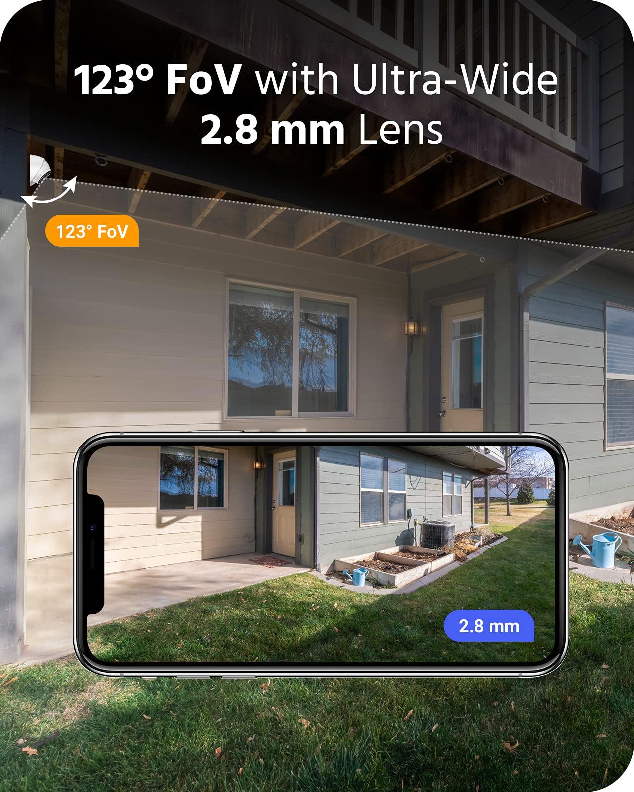 ANNKE ANNKE H800 4K Security Camera System w/Audio Recording, 8MP 8CH NVR with 1TB HDD and 8X PoE Dome 4K Cameras w/Audio Recording, IP67 Weatherproof, 120dB WDR, 100ft EXIR Night Vision