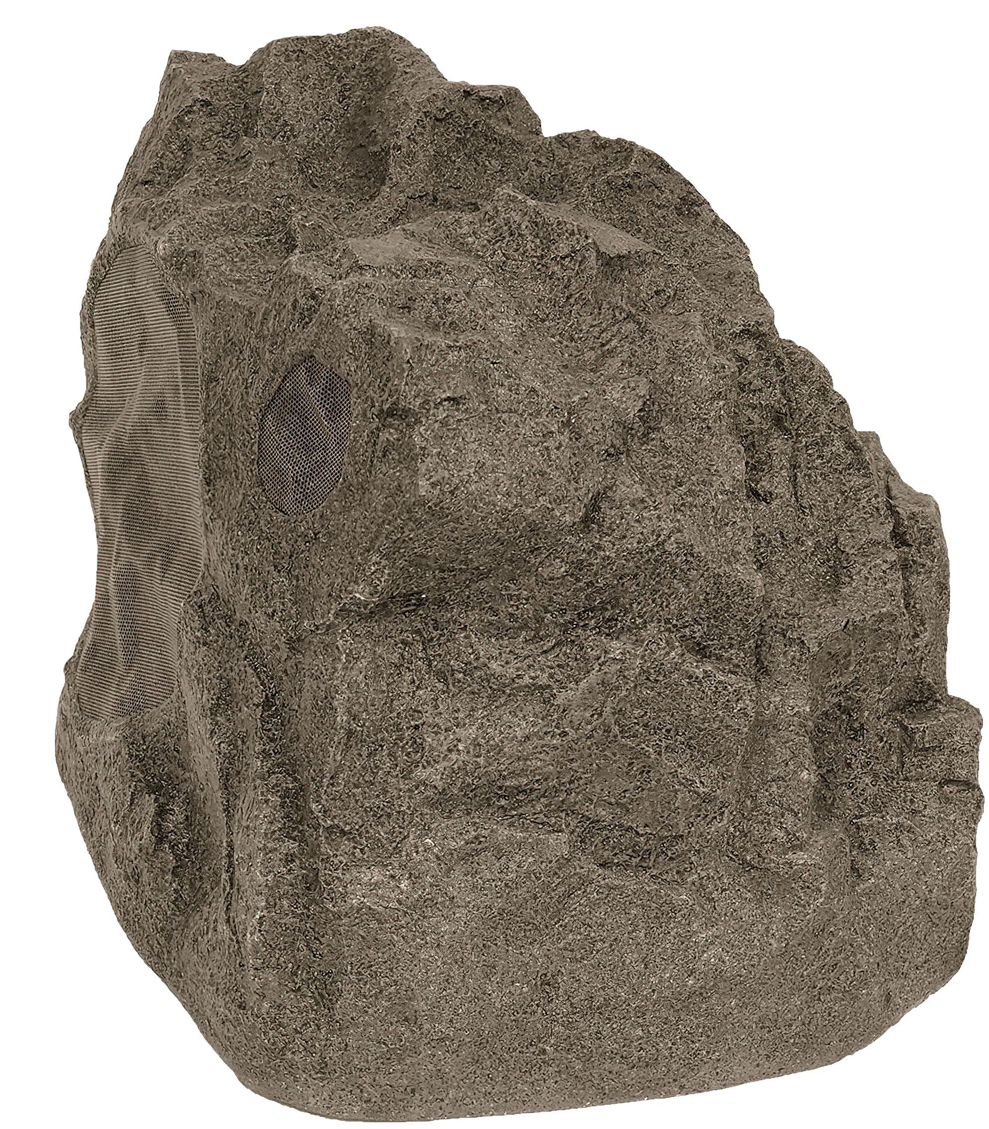 Proficient Audio Proficient Audio PAS-RS8SI-SB Model RS8Si DVC/SST Outdoor Rock Speaker, Shale Brown; 8" Injection-Molded TCC Filled Polypropylene Cone; Low Diffraction Aluminum Grilles; Dual Voice Coil Woofer