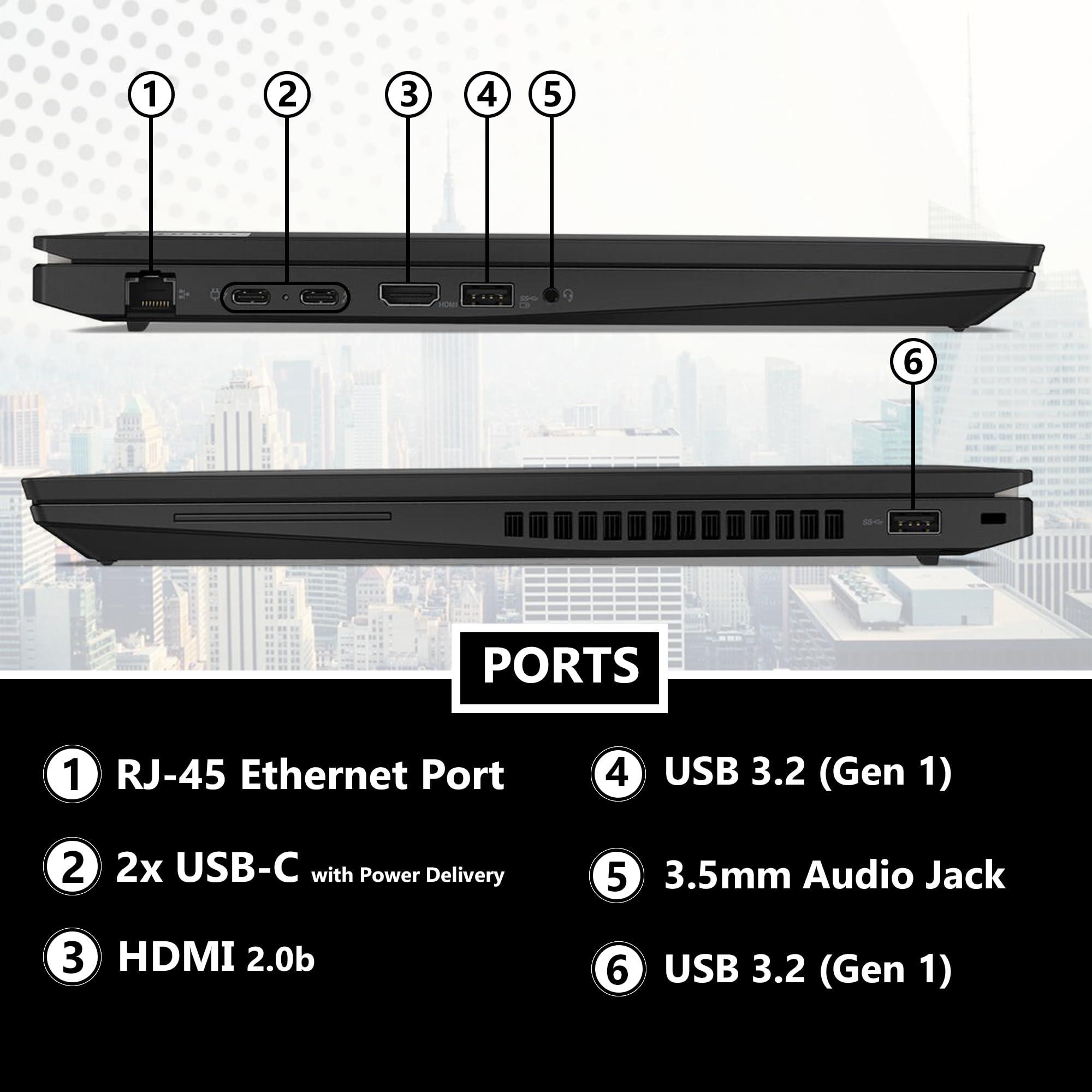 Lenovo Lenovo ThinkPad T16 Gen 2 Business Laptop 16 FHD+ IPS Display, Intel 10 Core i7-1355U, 32GB DDR5, 1TB NVMe, HD Webcam, WiFi 6, BT, RJ-45, HDMI, Win 11 Pro, AI Copilot, Black w/USB Drive