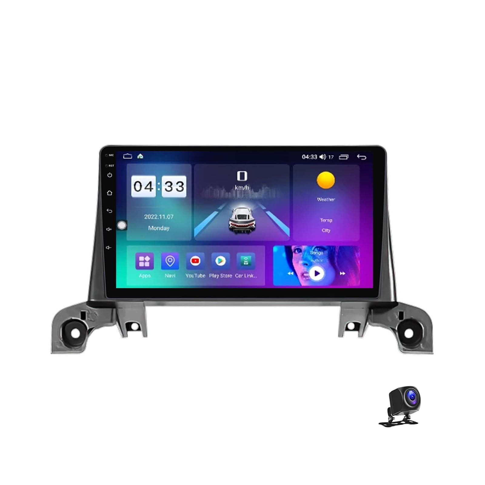 Plusfish Plusfish 9 Inch Android 13 Car Stereo for Peugeot 3008 2017~2020 Touch Screen Car Radio Bluetooth Wireless Carplay Android Auto Multimedia Navigation with RDS DSP FM Radio,M800s 8core 8g+256g