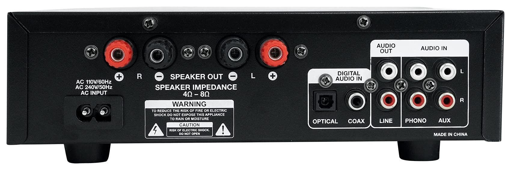 Rockville Rockville BLUAMP 150 Bluetooth Amplifier Bundle with (4) Rockville RockShelf 68B Speakers, Rockville BLUE 14G50 OFC Speaker Wire, Rockville Rock Shaker 8" Subwoofer & Rockville RCDR25B Cable (5 Items)