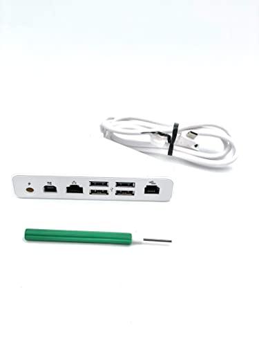 First Data Clover Clover Mini Power Adapter (YJ3PWR-PK) & Cord and Mini Triangle Hub Cable YJ3 Mini Triangle Hub wHex Driver (1HYNZZZ0168)