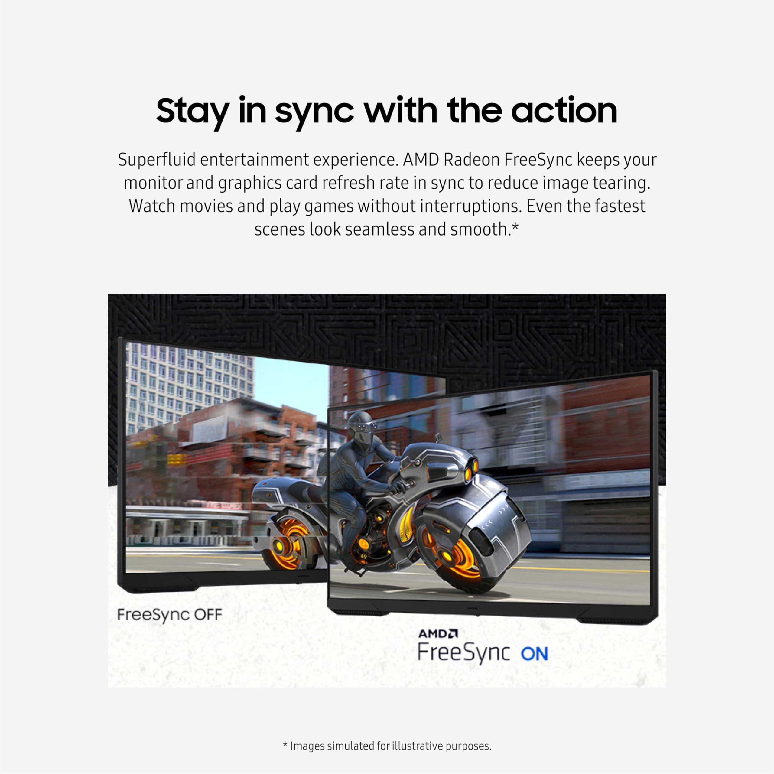 SAMSUNG SAMSUNG 32-Inch Odyssey G3 (G30D) Series FHD Gaming Monitor, 1ms, 180Hz, AMD FreeSync, Adjustable Stand, Black Equalizer, Virtual Aim Point, Eye Saver Mode, Flicker-Free, LS32DG302ENXZA, 2024