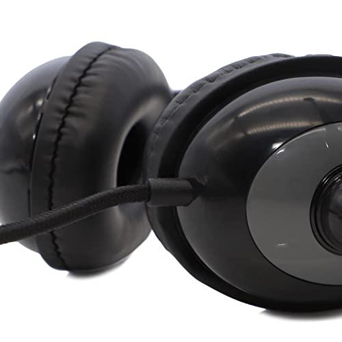 Avid-Genesis Avid AE-39 Black On-Ear Headphones with USB Plug (10-Pack)