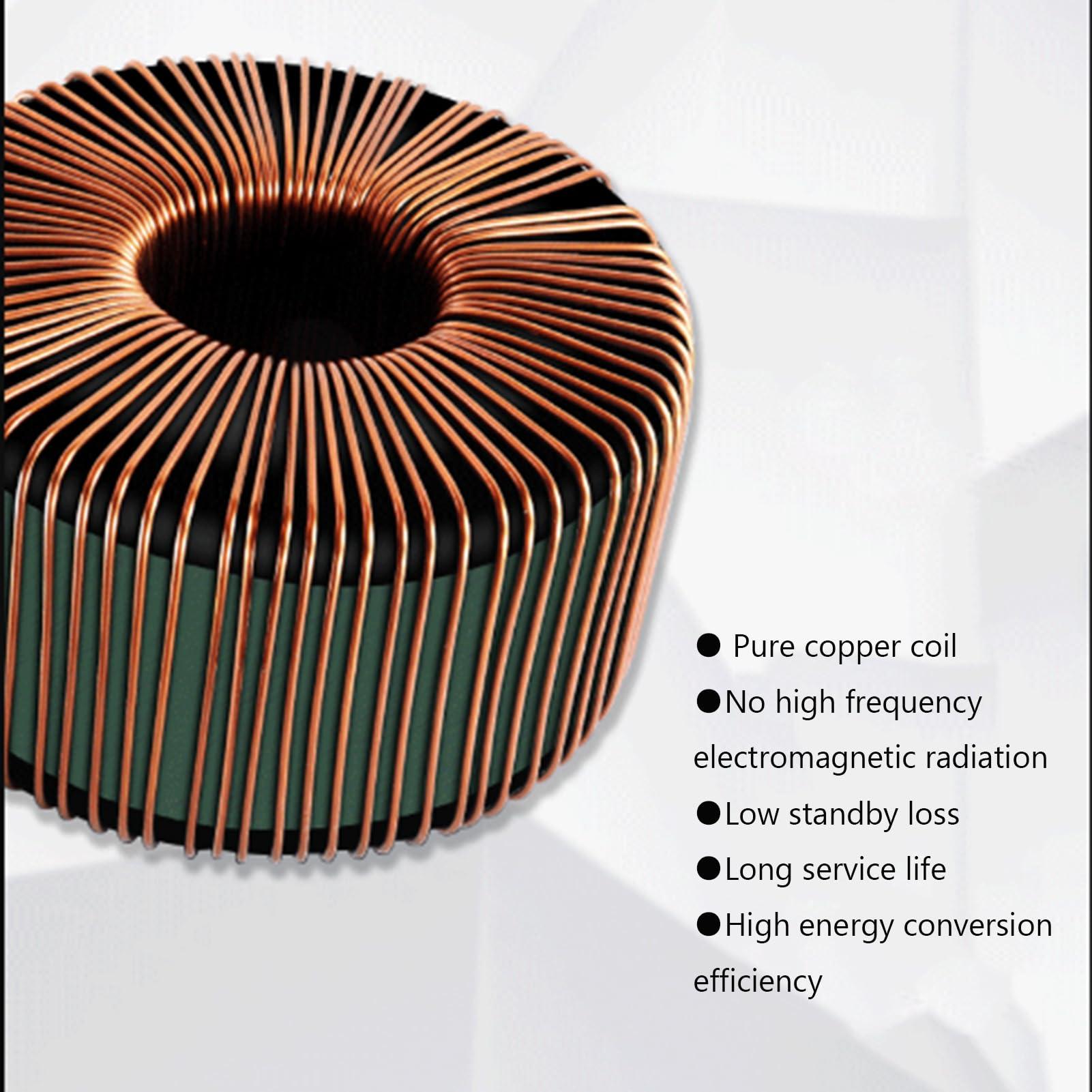 DirectNine Basics Automatic Voltage Regulator,6800/15000VA Single AC Voltage Stabilizer Output 220V Ultra Low Stabilizer Power Supply for Small Household Appliances,6800W