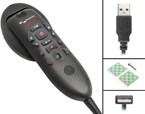 Dragon Medical Nuance Communications 0POWM3N9-E01 Nuance PowerMic III Microphone; Mono; 20 Hz to 16 kHz; Wired; 9 ft Cord;