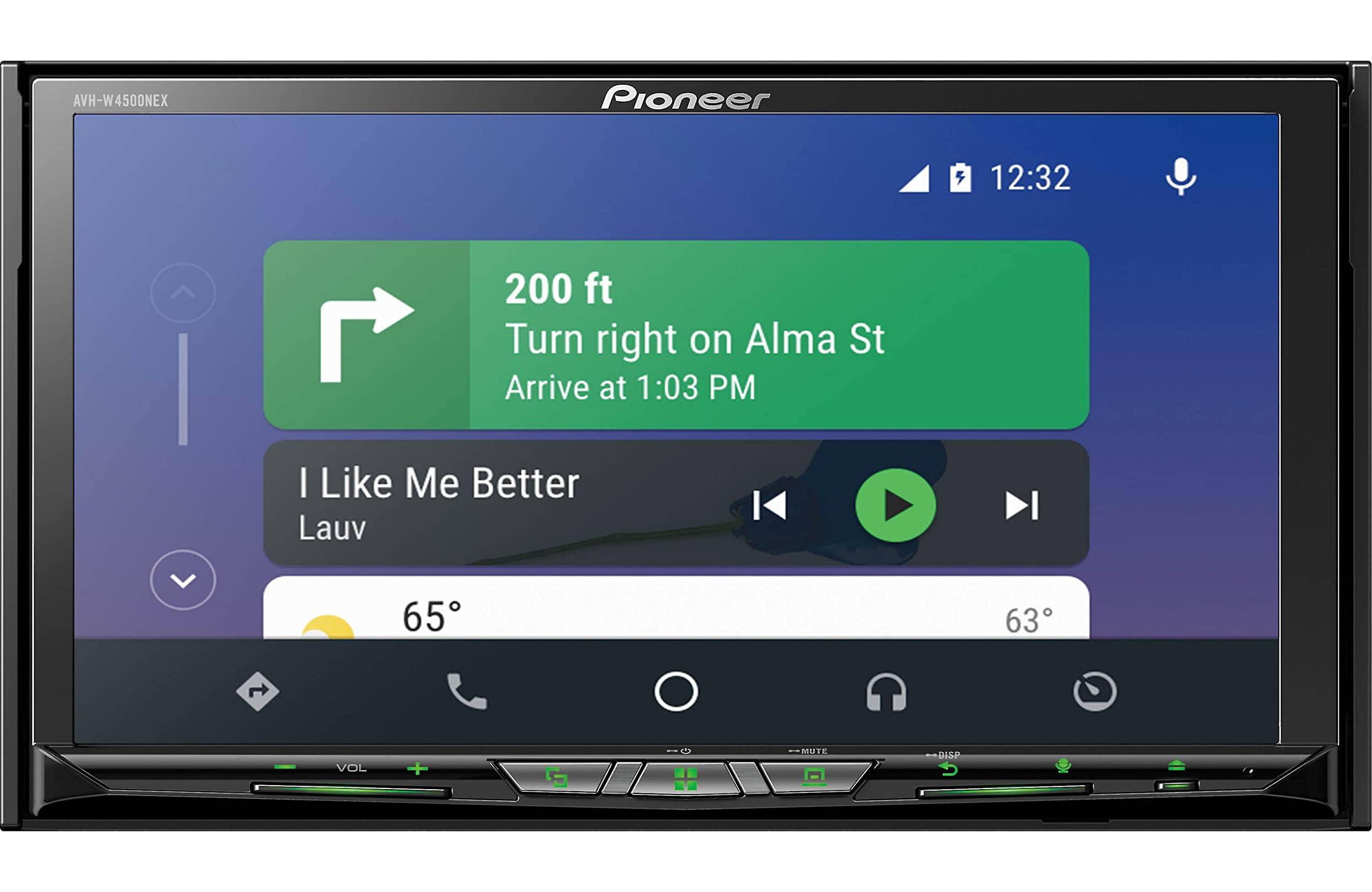 Pioneer Pioneer AVH-W4500NEX Double Din Wireless Mirroring Android Auto, Apple Carplay in-Dash DVD/CD & Metra Electronics 95-3305 Double DIN Installation Multi Kit for 2006-up Select GM Vehicles, Black