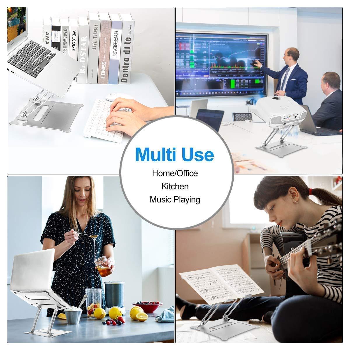 Urmust Urmust Ergonomic Adjustable Laptop Stand (Black) Ergonomic Adjustable Laptop Stand (Silver)