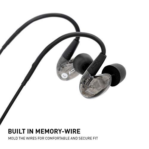 ADVANCED SOUND GROUP ADVANCED SOUND GROUP ADV. Model 2 Live Edition / 3.5 mm Jack Phones/Laptops Sweatproof, Running, Workout Gym Wired in-Ear Headphones Without Mic, Black