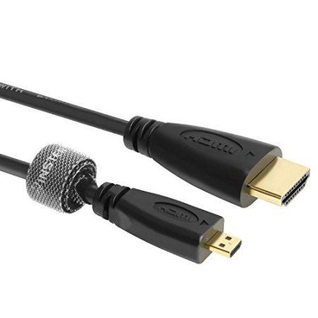 Synergy Digital Olympus Pen E-PL8 Digital Camera AV/HDMI Cable 5 Foot High Definition Micro HDMI (Type D) to HDMI (Type A) Cable