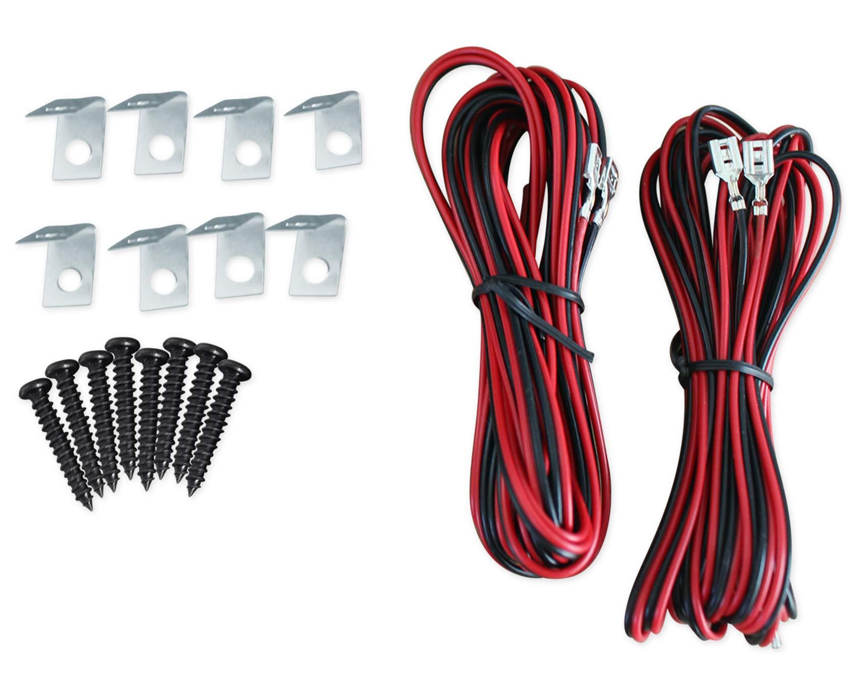 Rockville Pair Rockville RMSTS65B 6.5" 800w Waterproof Marine Boat Speakers 2-Way Black