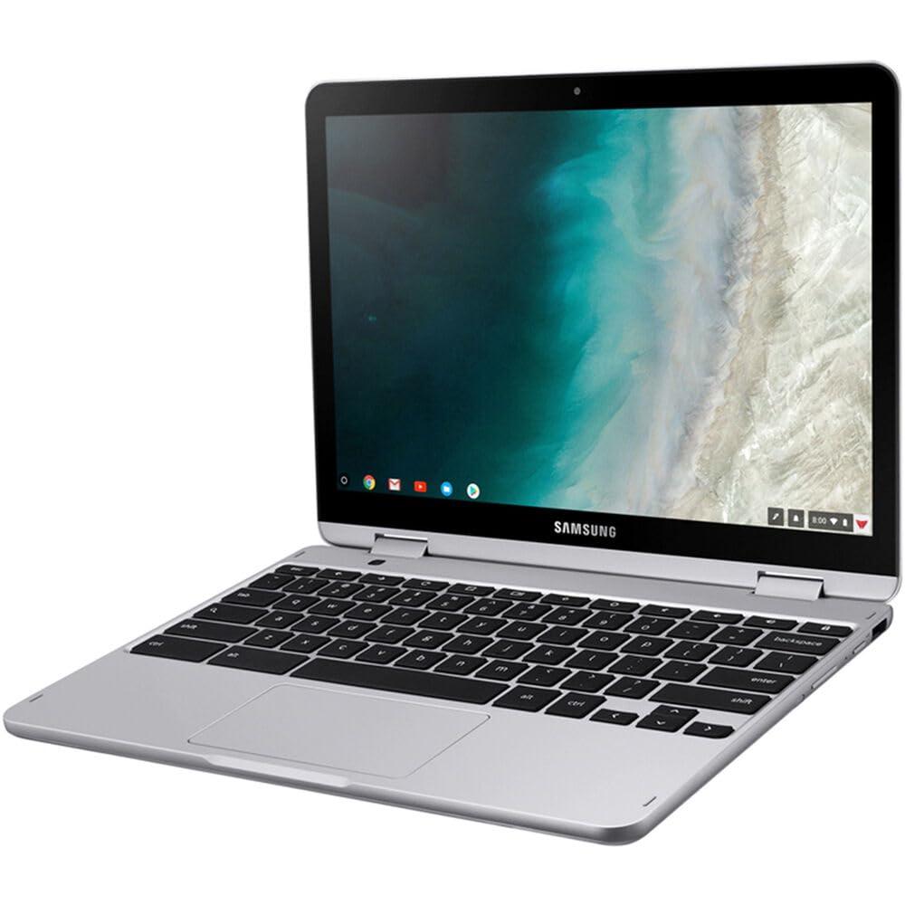 SAMSUNG SAMSUNG Chromebook Plus V2 12.2" FHD 2-in-1 Touch Laptop (Intel Celeron 3965Y 2-Core, 4GB RAM, 192GB Storage (64GB SSD+128GB Micro SD Card), Intel UHD 615, Chrome OS)