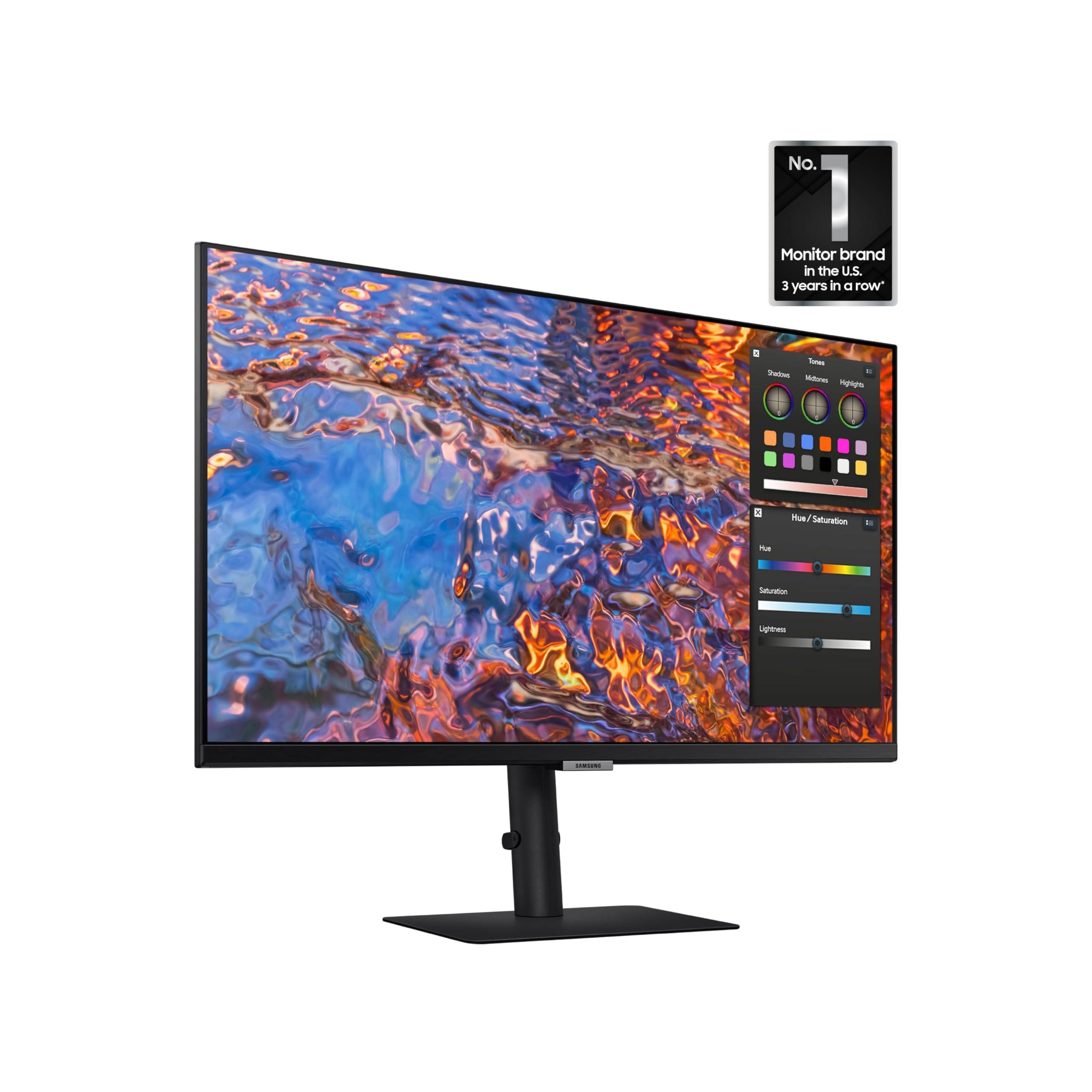 Samsung Samsung 27-Inch ViewFinity S80PB Series UHD Computer Monitor, DCI-P3 98%, VESA DisplayHDR 400, IPS Panel, Matte Display, USB-C, PIP/PBP, Intelligent Eye Care, LS27B804PXNXGO