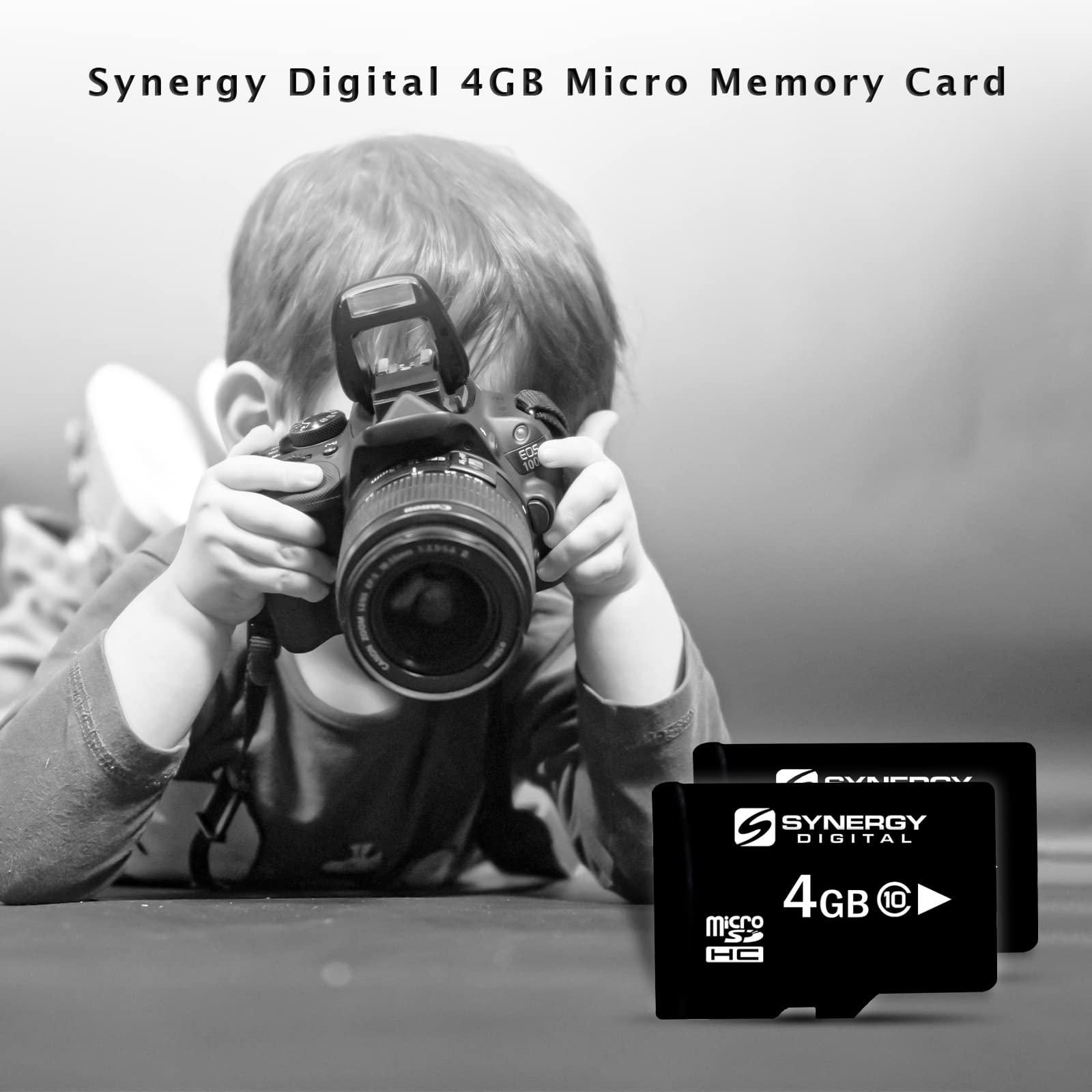 Synergy Digital Synergy Digital 4GB Micro SDHC Secure Digital Memory Cards, Compatible with Huawei Ascend 2 Cell Phone - Class 10, 20MB/s - Pack of 5