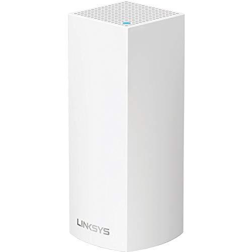 Linksys Linksys WHW0301 Velop Intelligent Mesh WiFi System: AC2200 Tri-Band Wi-Fi Router, Wireless Network for Full-Speed Home Coverage (White, 1-Pack)