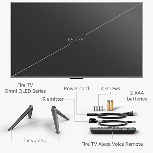 Amazon Amazon Fire TV 75" Omni QLED Series 4K UHD smart TV + 4-Year Protection Plan