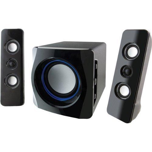 iLive iLive Bluetooth Speaker System with Built-In Subwoofer, 7.28 x 8.86 x 7.28 Inches, Black (iHB23B)