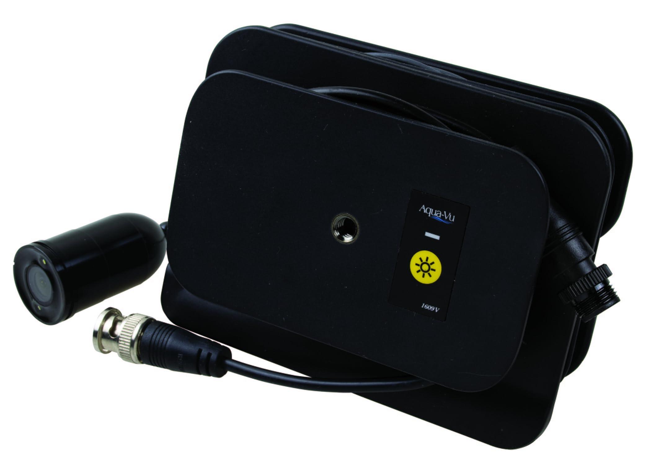 Aqua-Vu Aqua-Vu Multi-Vu Revolution Underwater Camera System, Real-Time Video on Sonar, RCA/BNC Compatible with Forward-Facing Sonar, 12V Power, Revolution Spool for Ice, Lake, Sea, Boat, Kayak Fishing