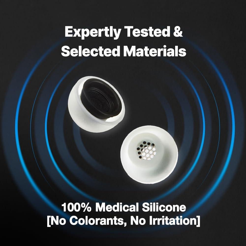 AZLA AZLA MAX for Airpods Pro 1st & 2nd Gen (L) Airpod Pro Ear Tip Replacement Airpod Pro Tips with Premium Silicone, Airpod Pro Tips, Airpod Ear Tips