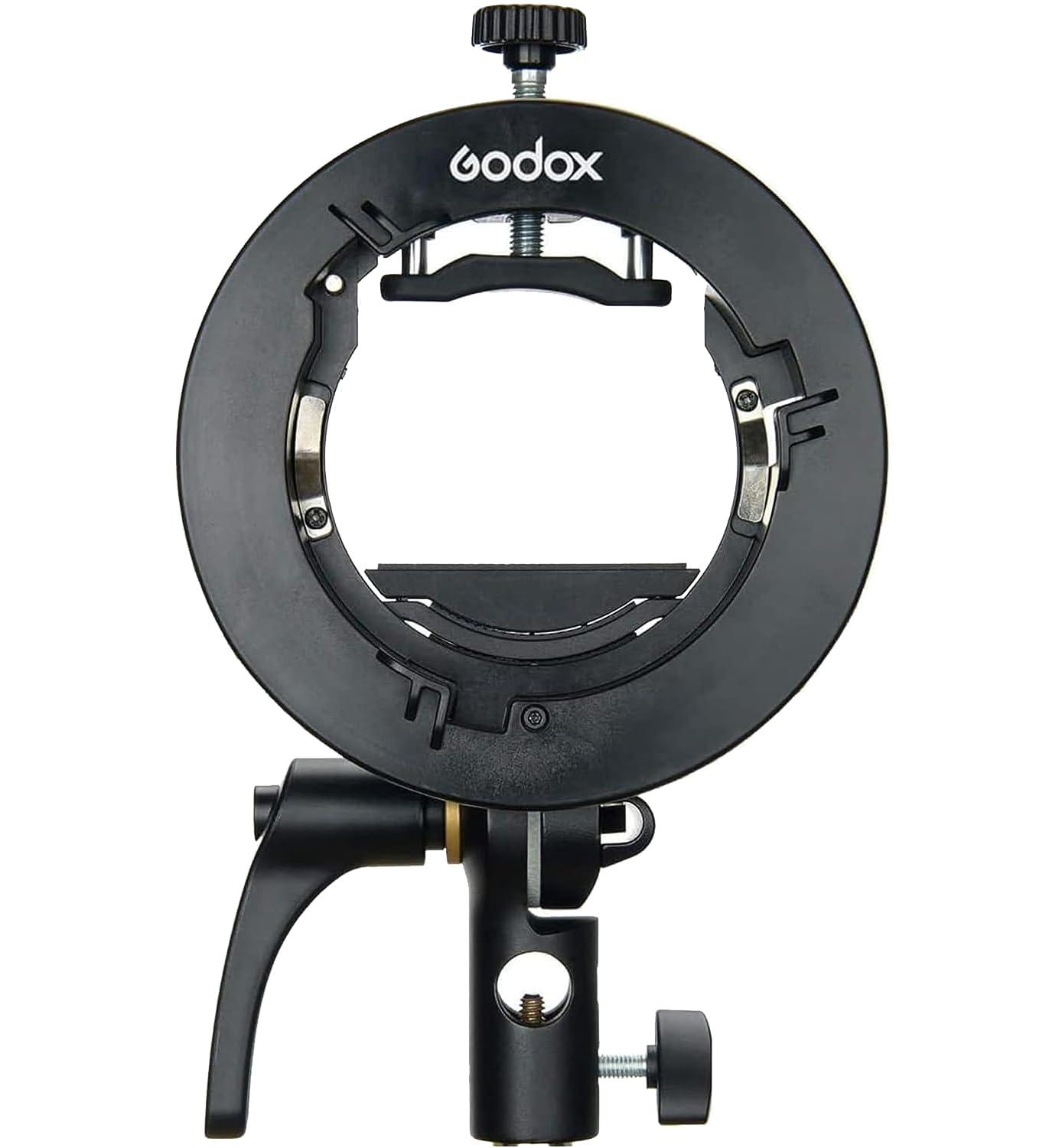 GODOX Godox S2 Bowen Mount S-Type Flash Holder Bracket for Godox V1 V860II AD200 AD200Pro AD400Pro Speedlite Strobe Flash