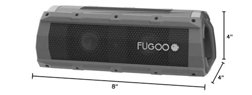 Fugoo Fugoo Element | Portable Bluetooth Speaker, 360 Audio, 60W, IPX7 Rating, Up to 40 Hours Playtime | Floats on Water | Built-in Mic Siri/Google Now