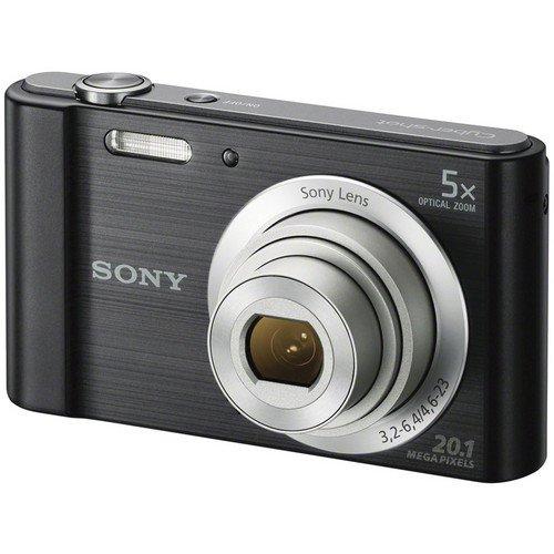 Sony Sony Cyber-Shot DSC-W800 Digital Camera (Black) + 32GB Pixi-Basic I3ePro Accessory Bundle (Renewed)