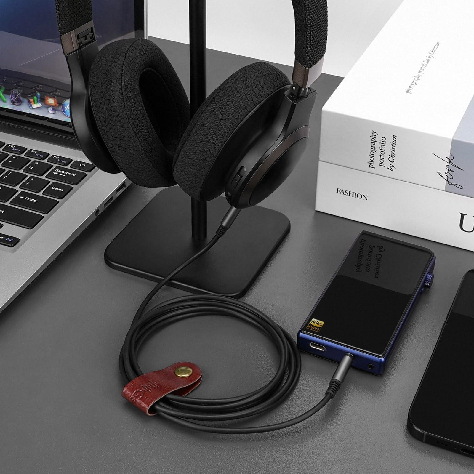 GEEKRIA Geekria Audio Cable Compatible with JBL Tune 770NC 760NC 750BTNC 720BT 710BT 700BT 660NC, Live 500BT Headphones Cable, 2.5mm to 3.5mm Replacement Stereo Cord (5.6 ft/1.7 m)