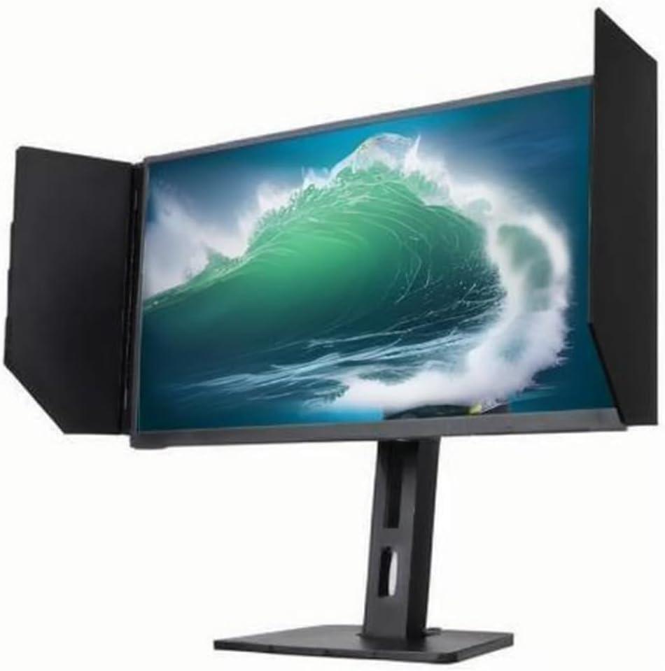 EXQST EXQST Desktop Computer Monitor Hood, Anti-Glare Laptop Sun Shade, Video Monitor Hood Sunshade Sunhood, 29-34-inch Adjustable, Privacy Protection, for Office, Play Games