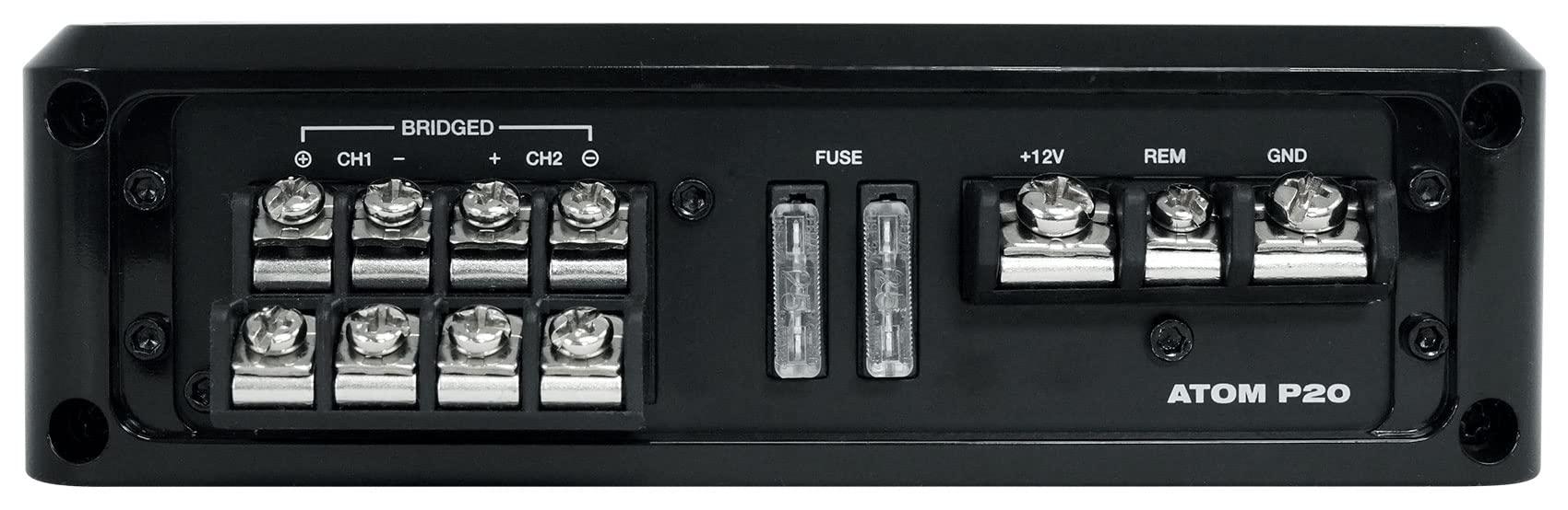 Rockville Rockville (4) RV69.4A 6x9 4-Way Car Speakers 1000 Watts/220w RMS CEA Rated Bundle with (1) ATOM P20 Marine/ATV/Car Bluetooth Amplifier, (1) RWK42 Installation Wire Kit (6 Items)