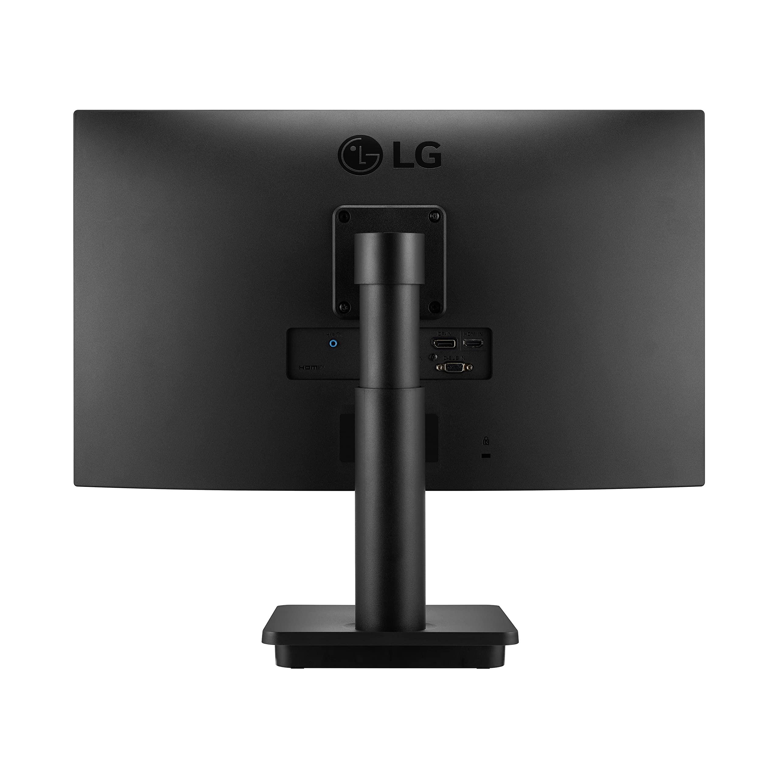 LG LG 24MP450-B Monitor 24" Full HD (1920 x 1080) IPS Display, 3-Side Virtually Borderless Design, AMD FreeSync, 5ms GtG Response Time, Reader Mode, OnScreen Control with Screen Split,Black