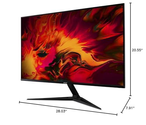 acer Acer Nitro RG321QU Pbiipx 31.5" Zero-Frame IPS WQHD 2560 x 1440 Gaming Monitor | AMD FreeSync Premium | Overclock to 170Hz | 1ms (VRB) | Ultra-Thin | 1 x Display Port 1.4 & 2 x HDMI 2.0