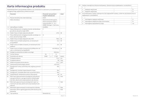 ASUS Computer Monitors