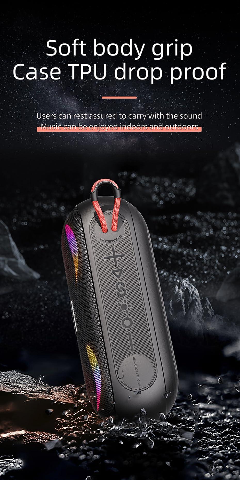 Voltstech Voltstech High Sound Stereo Quality BASS Outdoor Waterproof RGB Bluetooth Speaker 20W