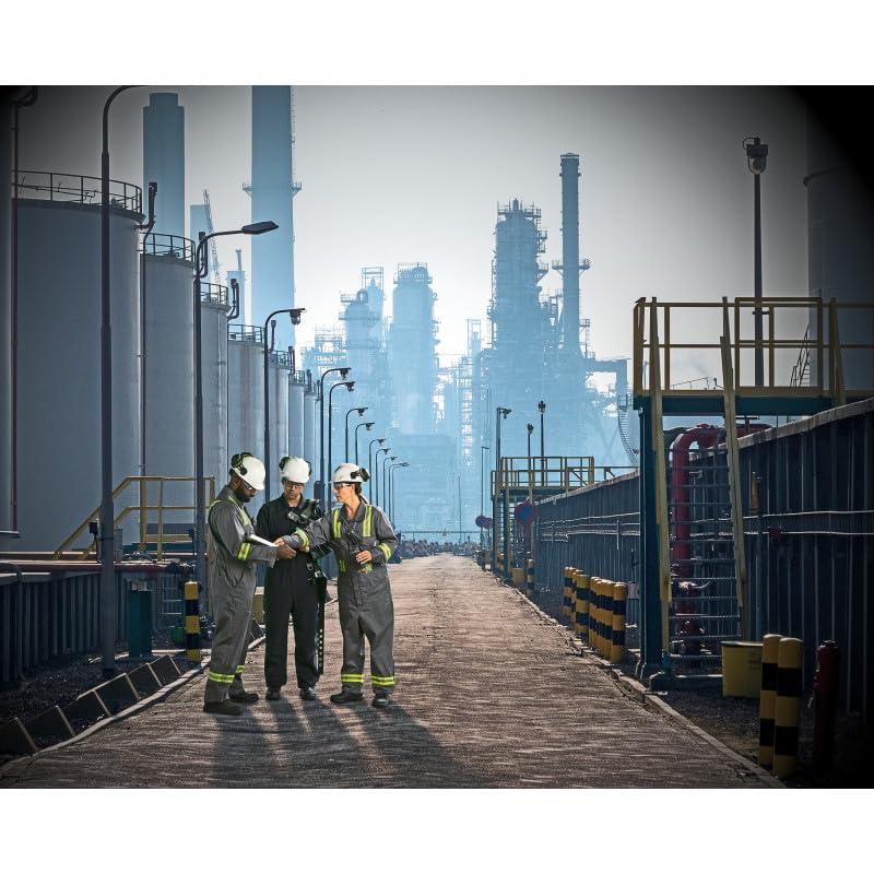 MSA MSA 10071159 Freedom Series V-Gard Full-Brim Hard Hat With Fas-Trac III Ratchet Suspension, Polyethylene Shell, Self Adjusting Crown Straps - Standard Size, American Flag with 2 Eagles