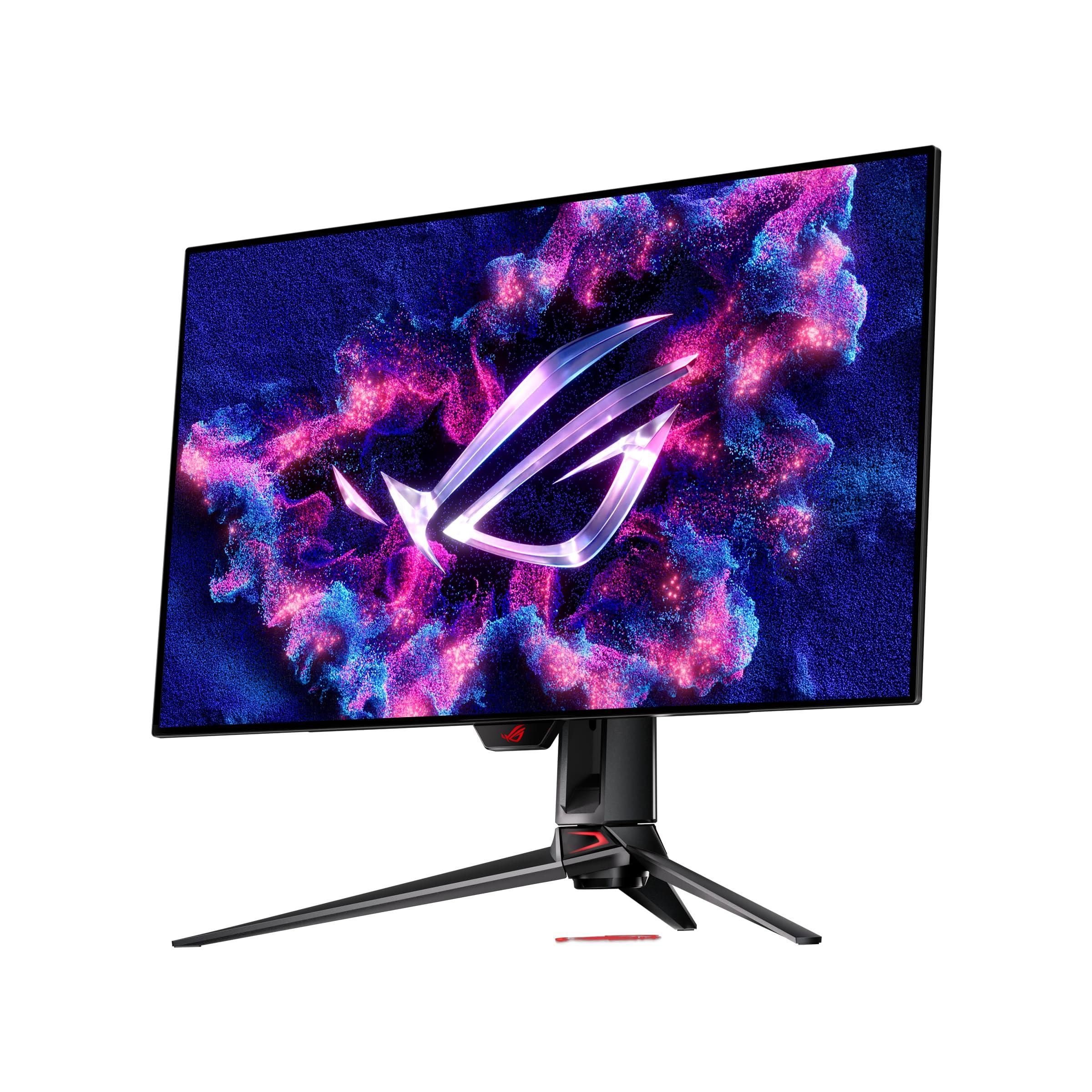 ASUS ASUS ROG Swift 32 4K OLED Gaming Monitor (PG32UCDP) - WOLED, Dual Mode (4K 240Hz, FHD 480Hz), 0.03ms, G-SYNC Compatible, Custom Heatsink, AI Gaming, 99% DCI-P3,True 10-bit, USB-C 90W, 3yr Warranty