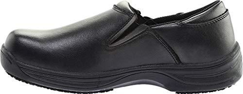 Genuine Grip GENUINE GRIP 470-5.5W Loafer Shoe,5-1/2,Wide,Black,Plain,PR