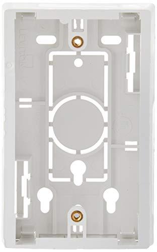 Leviton Leviton 42777-1WB Surface Mount Backbox, Single Gang, White, 1.45-Inch