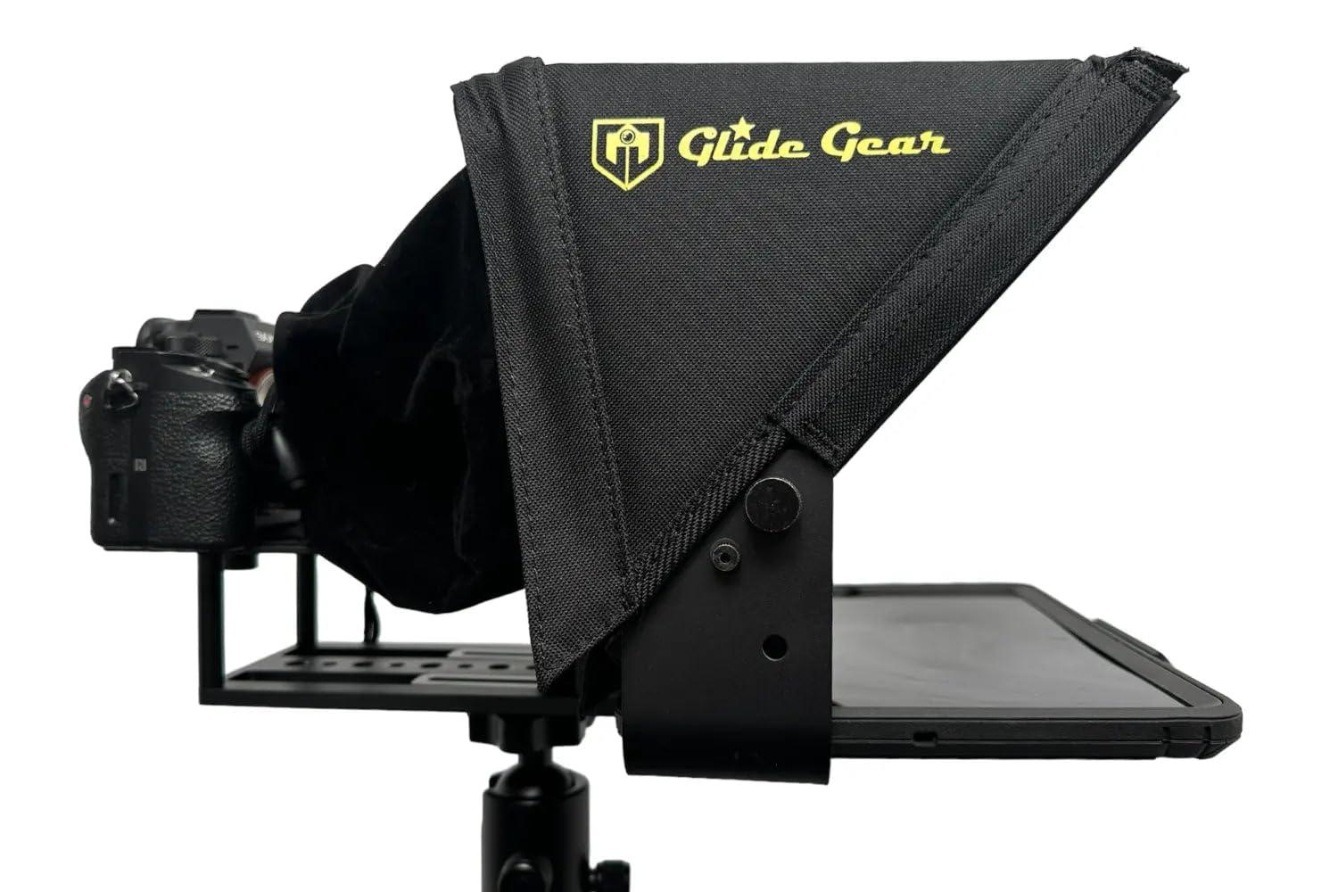 Glide Gear Glide Gear TMP100 Adjustable iPad/ Tablet/ Smartphone Teleprompter Beam Splitter 70/30 Glass w/ Carry Case No Plastic All Metal / No Assembly Required