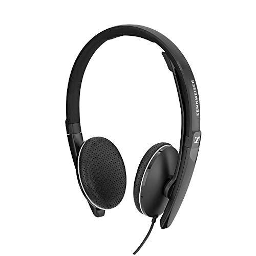 Sennheiser Enterprise Solution Sennheiser SC 160 USB (508315) - Double-Sided (Binaural) Headset for Business Professionals | with HD Stereo Sound, Noise Canceling Microphone, & USB Connector (Black), Black