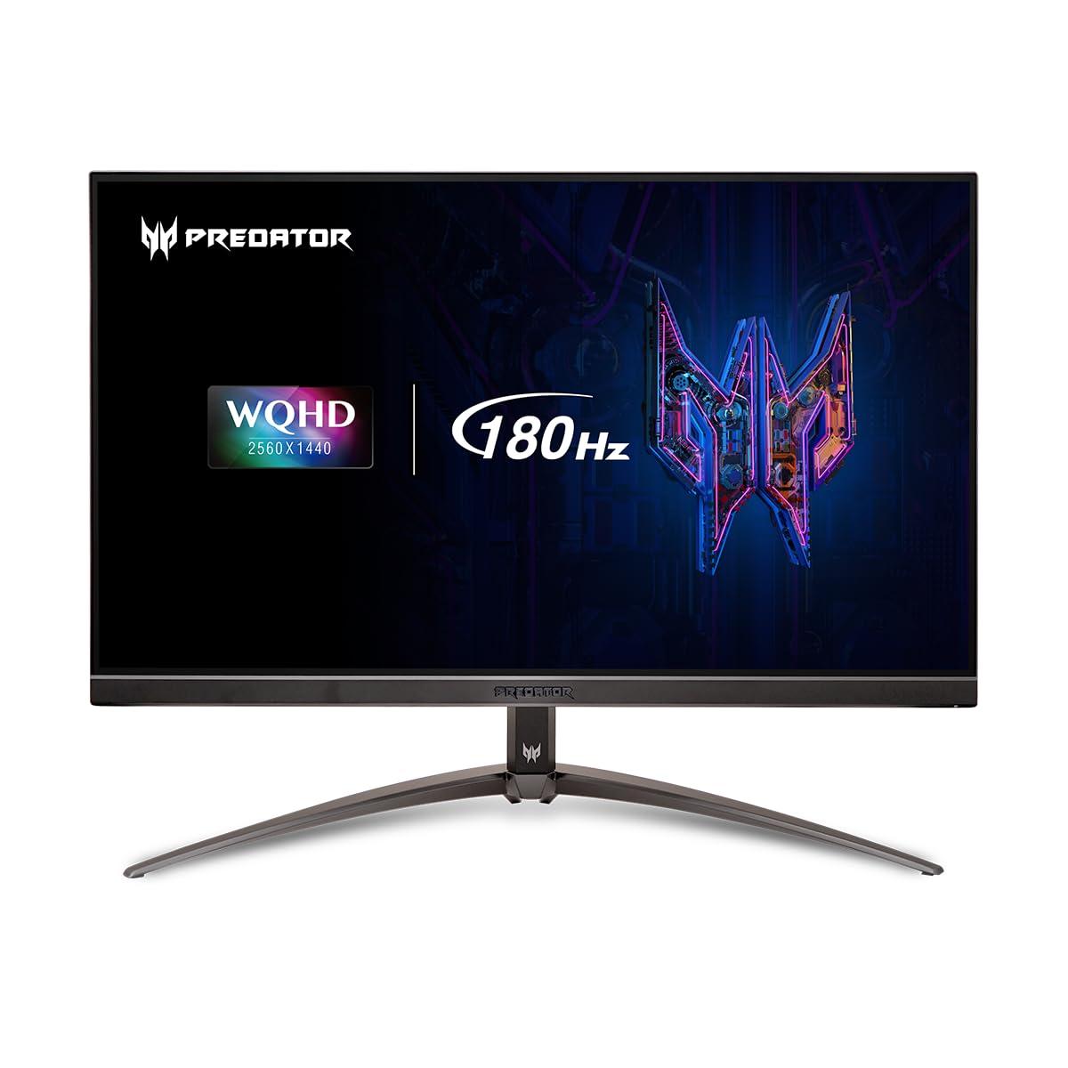 acer Acer Predator XB273U V3bmiiprx 27" WQHD 2560 x 1440 Gaming Monitor | AMD FreeSync Premium | Agile-Splendor IPS 400 | Up to 180Hz Refresh Rate | Up to 0.5ms | Eyesafe 2.0 | Display Port & 2 x HDMI 2.0