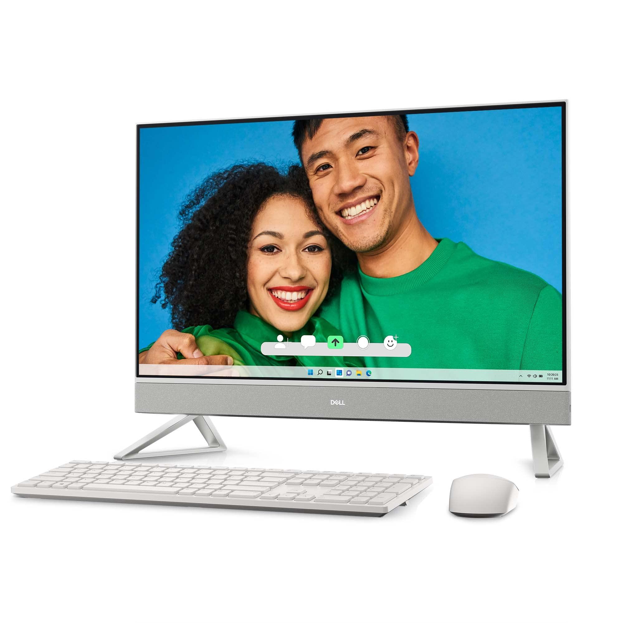Dell Dell Inspiron 27 7720 All-in-One - 27-inch FHD Display, Intel Core i7-1355U, 16GB DDR4 RAM, NVIDIA GeForce MX550 GDDR6 Graphics, Windows 11 Home, Services Included - White