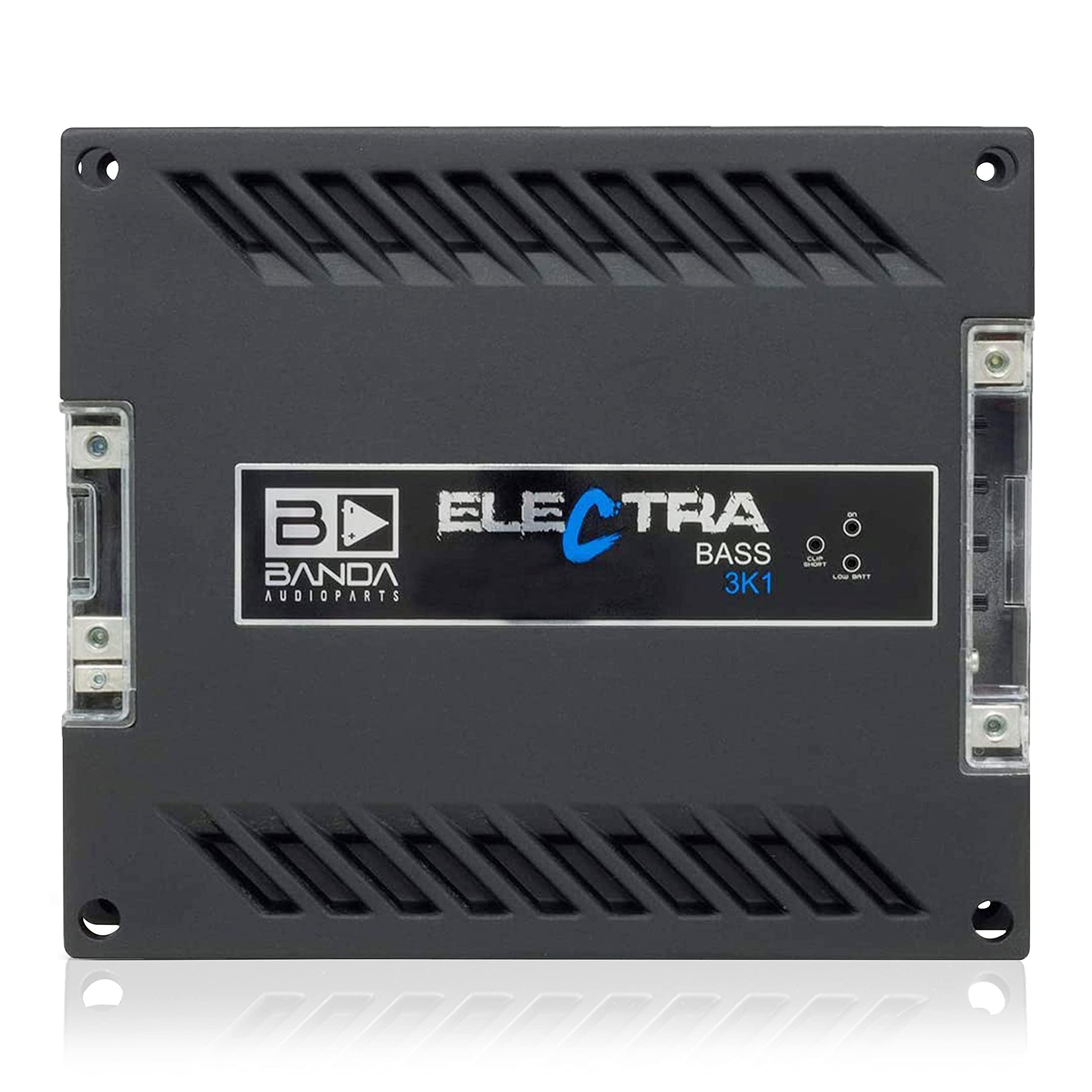 Banda Audioparts Banda Mdulo Amplificador Digital Banda Electra Bass 3K1-1 Canal - 3750 Watts RMS - 1 Ohm