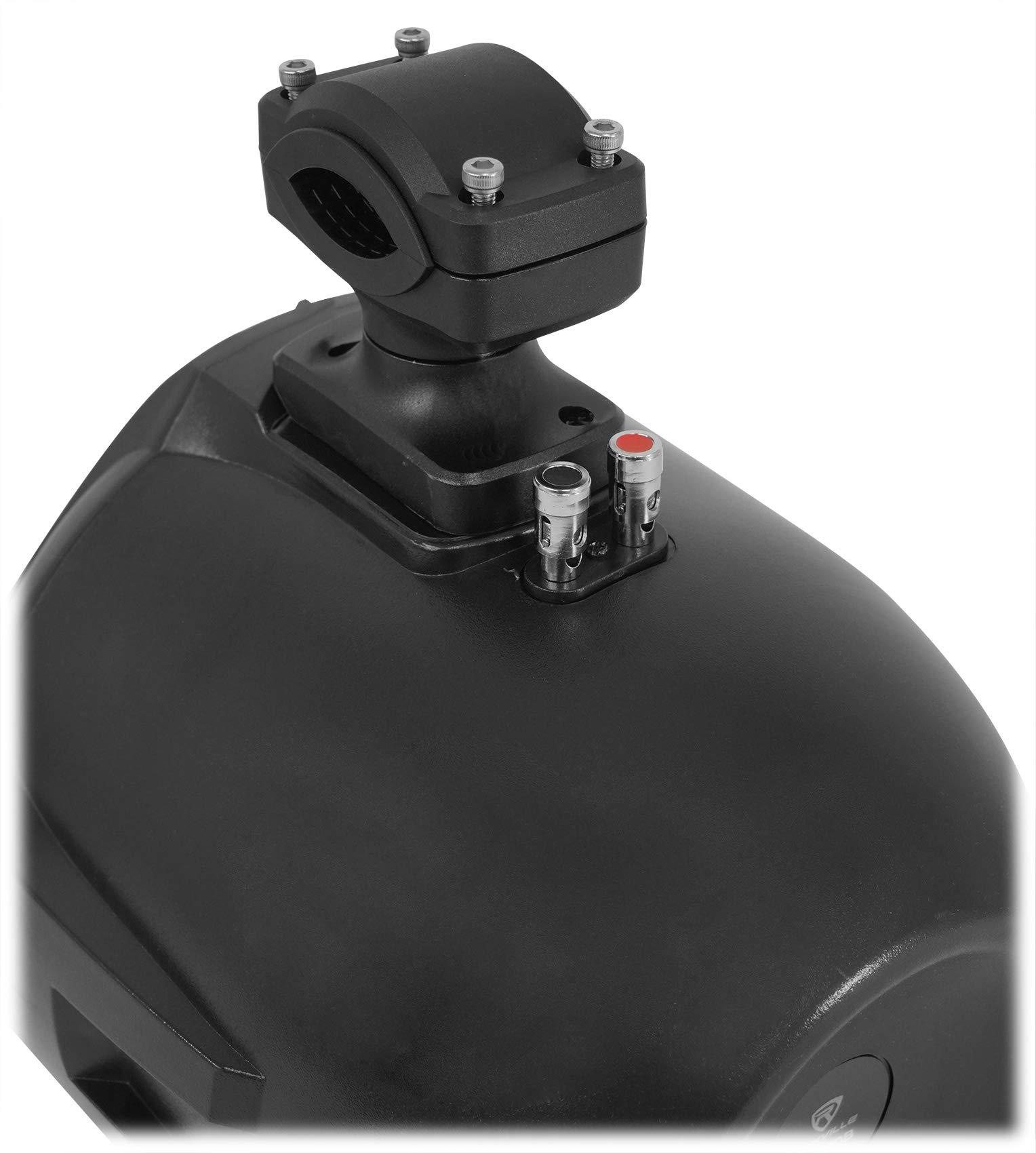 Rockville Rockville (4) RWB90B Black 8" 300w Marine Wakeboard 360 Swivel Tower Speakers