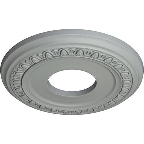 Ekena Millwork Ekena Millwork CM12JA Jackson Ceiling Medallion, 12 1/4"OD x 4"ID x 1 1/8"P, Factory Primed