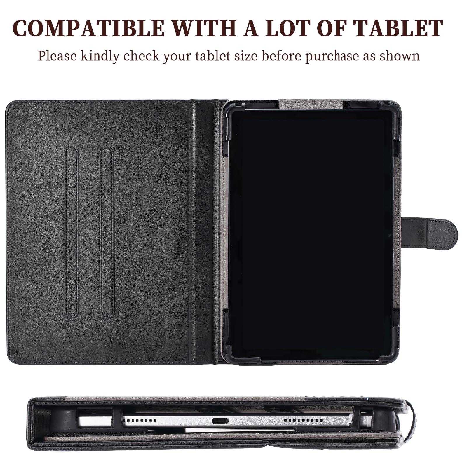 Aroepurt Case Compatible for Huawei Matepad 10.4-Inch Tablet Case 360 Degree Rotation Multi-Viewing Angels PU Leather Stand Folio Cover Black