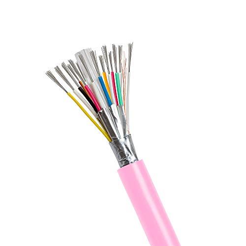 Cmple Cmple - HDMI Cable 1.5FT High Speed HDTV Ultra-HD (UHD) 3D, 4K @60Hz, 18Gbps 28AWG HDMI Cord Audio Return 1.5 Feet Pink